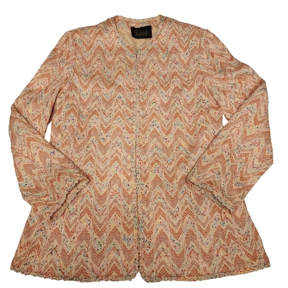 Vintage Dalton Knit Cardigan or Blazer Size L - Picture 5 of 15